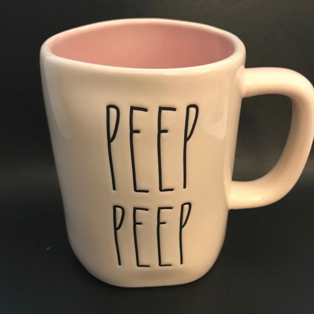 Rae Dunn Peep Peep Mug w/ Pink Interior